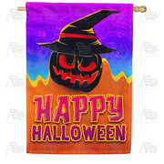 America Forever Sinister Pumpkin House Flag