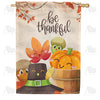 America Forever Fall Faces House Flag