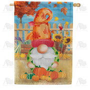 America Forever Autumn Breeze Gnome House Flag
