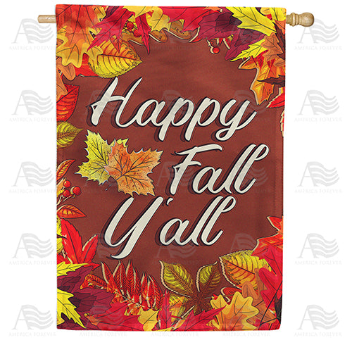 America Forever Southern Fall Welcome House Flag