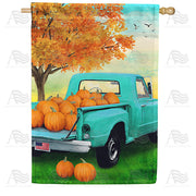 America Forever Day At Pumpkin Farm House Flag