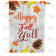 America Forever Happy Fall Y'all House Flag