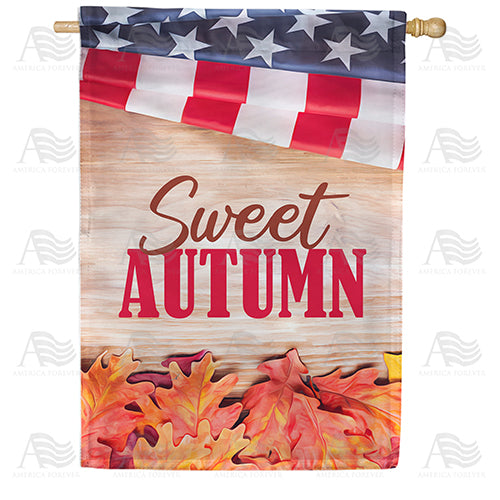 America Forever Sweet Autumn House Flag