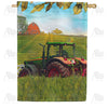 America Forever Farming Until Sunset House Flag