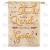 America Forever Thanks To The Good Lord House Flag