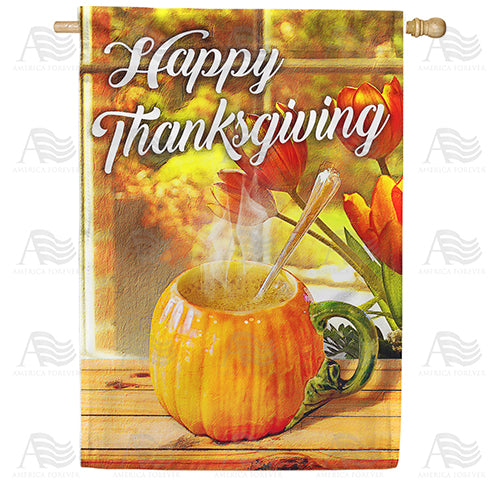 America Forever Hot Pumpkin Cider House Flag