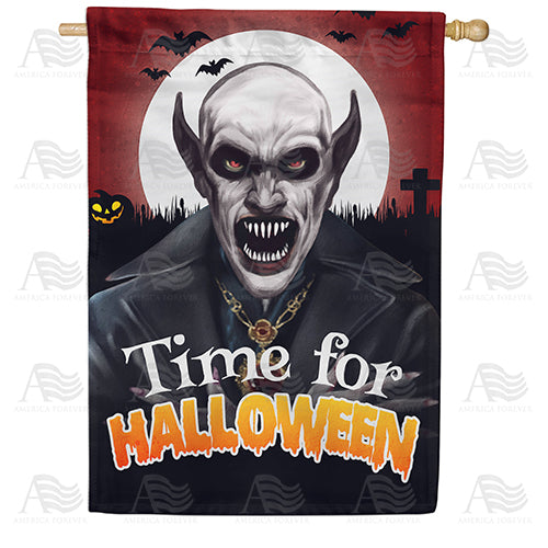 America Forever Vampire's Favorite Holiday House Flag
