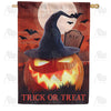 America Forever Glowing Jack-O-Lantern House Flag