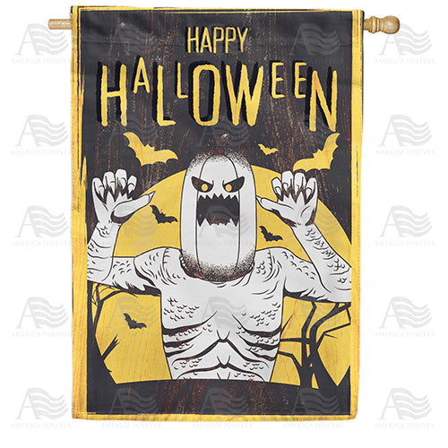 America Forever Halloween Monster House Flag