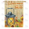 America Forever Fall's Glow House Flag