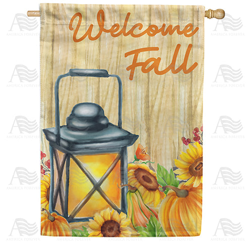 America Forever Fall's Glow House Flag