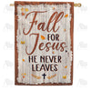 America Forever Fall For Jesus Wooden Plaque House Flag