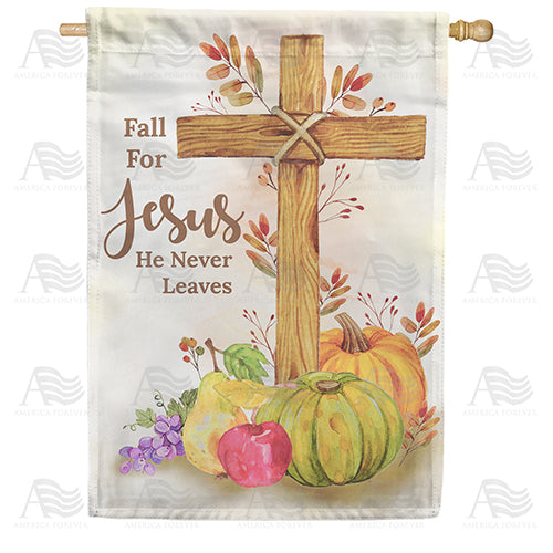 America Forever He Will Never Leave House Flag