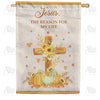 America Forever I Live For Jesus House Flag