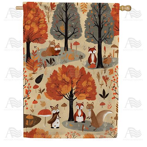 America Forever Forest Friends House Flag
