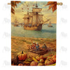 America Forever Pilgrim Arrival House Flag
