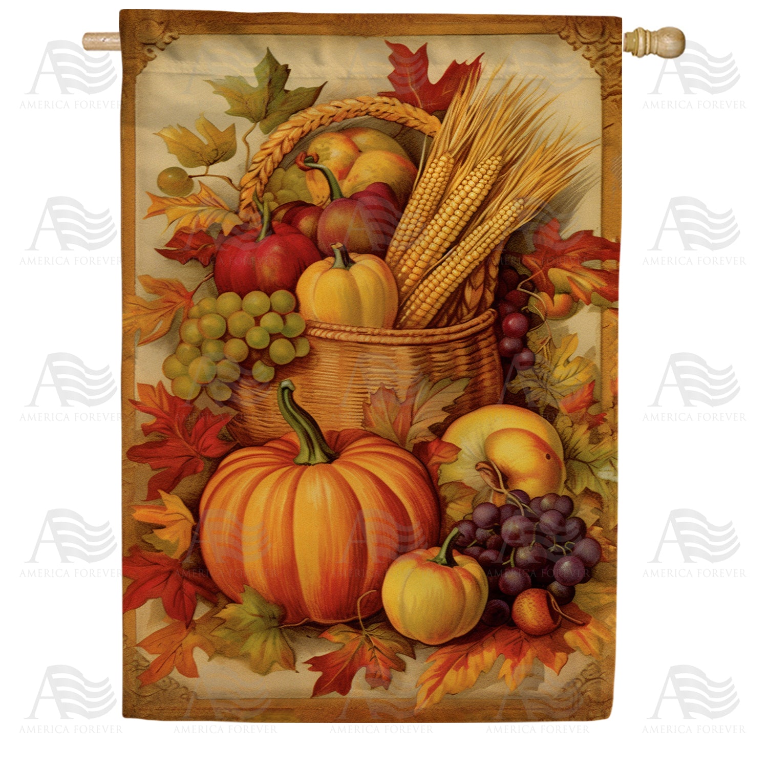 America Forever Picture Perfect Harvest House Flag