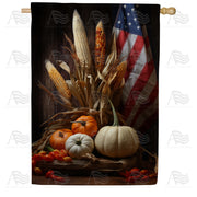 America Forever Proudly Grown In America House Flag