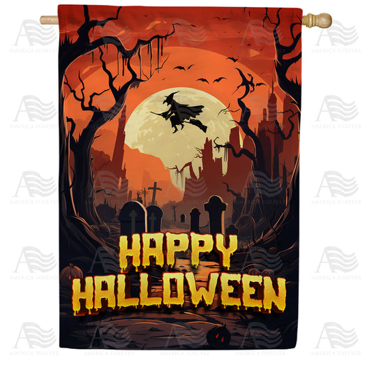 America Forever Fright Night Flight House Flag