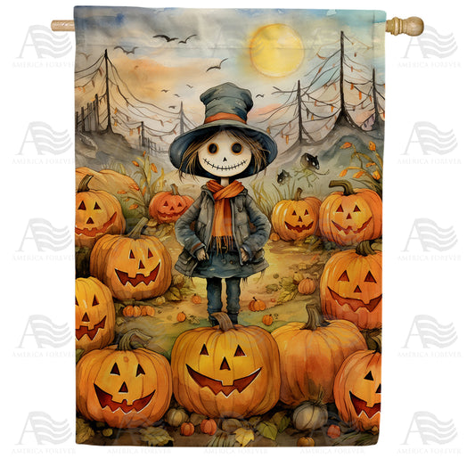 America Forever Penelope's Pumpkin Patch House Flag