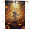 America Forever Wicked Pumpkin Tunnel House Flag