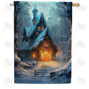 America Forever Frozen Evil House House Flag