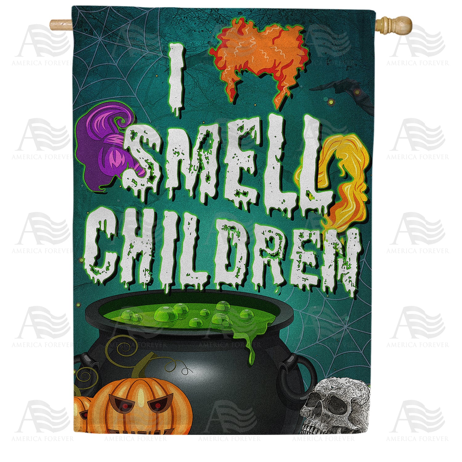 America Forever I Smell Children House Flag