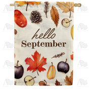 America Forever Hello September House Flag