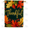 America Forever Thankful Leaves House Flag