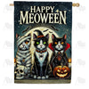 America Forever Happy Meoween House Flag