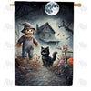 America Forever Haunted House Halloween House Flag