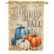 America Forever Happy Fall Pumpkins Autumn Harvest House Flag
