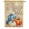 America Forever Happy Fall Pumpkins Autumn Harvest House Flag