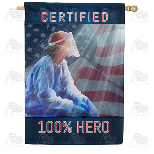 America Forever Fighting For America's Virus Victims House Flag