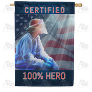 America Forever Fighting For America's Virus Victims House Flag