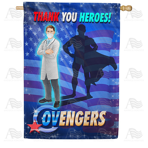 America Forever Covenger- The Newest Super Hero! House Flag