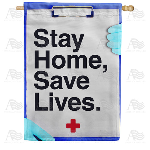America Forever Stay Home, Stay Alive House Flag