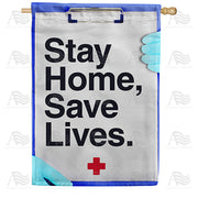 America Forever Stay Home, Stay Alive House Flag