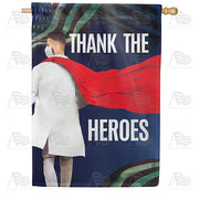 America Forever Thank The Heroes House Flag