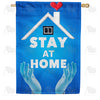 America Forever Stop Virus, Stay Home House Flag
