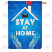 America Forever Stop Virus, Stay Home House Flag