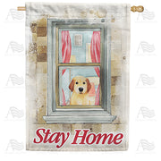 America Forever Please Obey And Stay Home House Flag