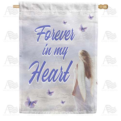 America Forever Heavenly Angel House Flag