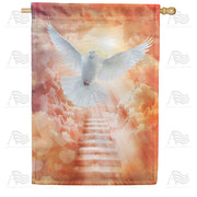 America Forever He Sends His Pure Sweet Love House Flag