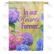 America Forever In Our Hearts Forever House Flag