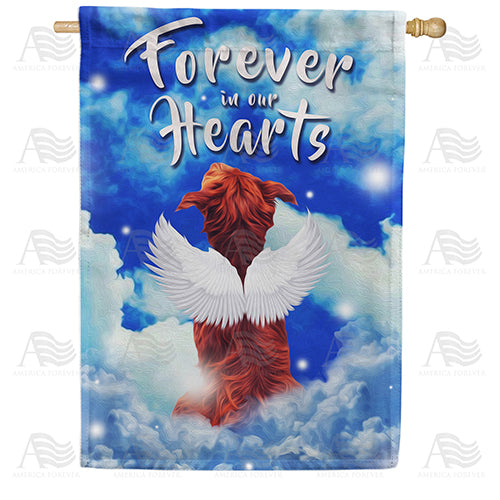 America Forever Angelic Dog House Flag