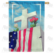 America Forever Patriotic Memorial House Flag