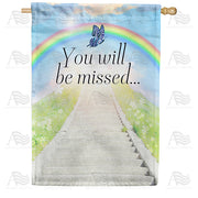 America Forever Stairway To Heaven House Flag