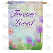 America Forever Forever Loved House Flag