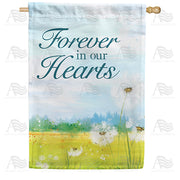 America Forever Forever In Our Hearts Dandelion House Flag